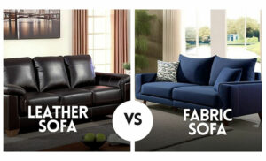 Leather vs Fabric Sofa