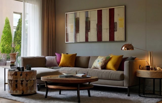 Get creative living room décor