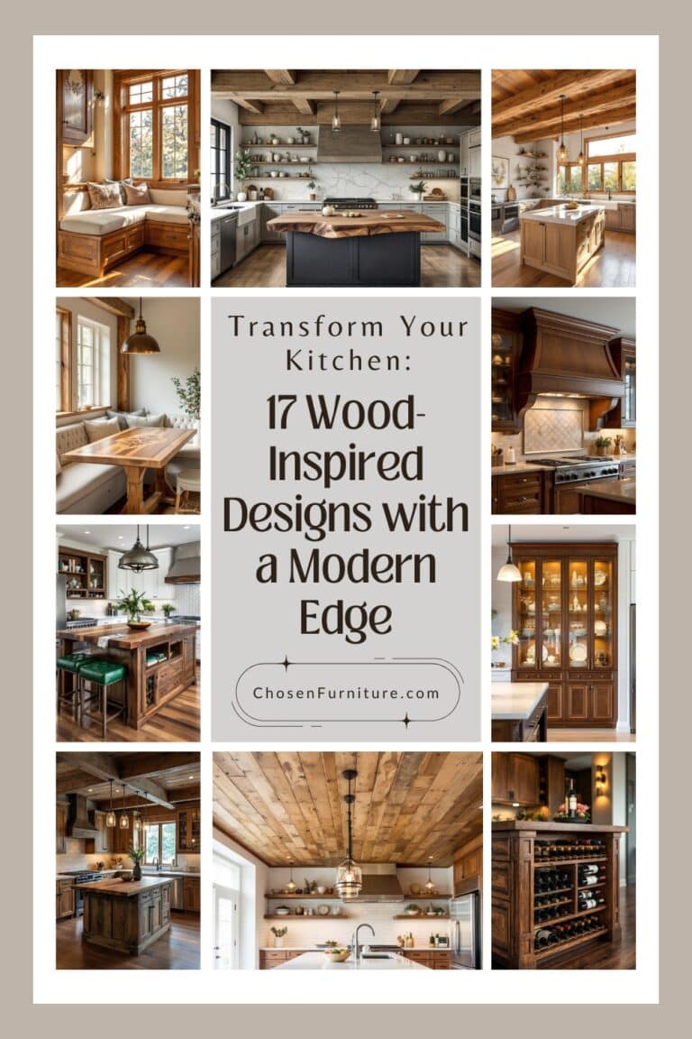 17 Wooden Kitchen Design Ideas with a Modern Edge - Chosen Furniture
