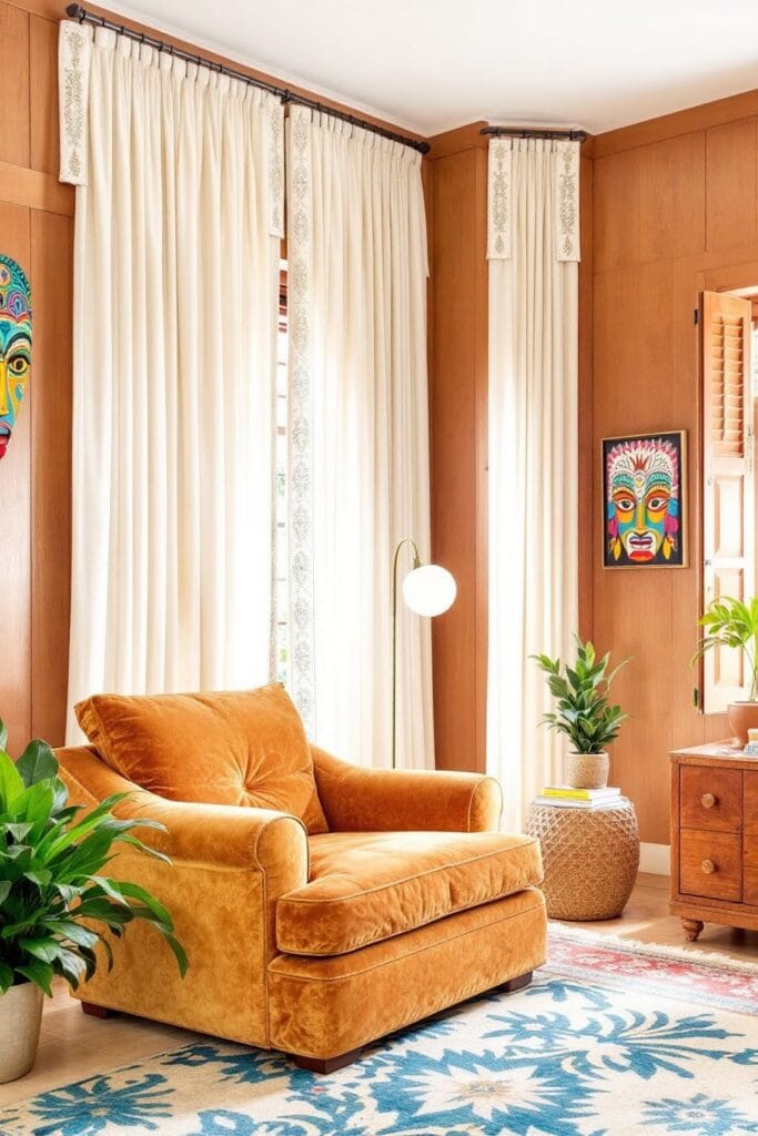 Boho Living Room Ideas - Global  Patterns