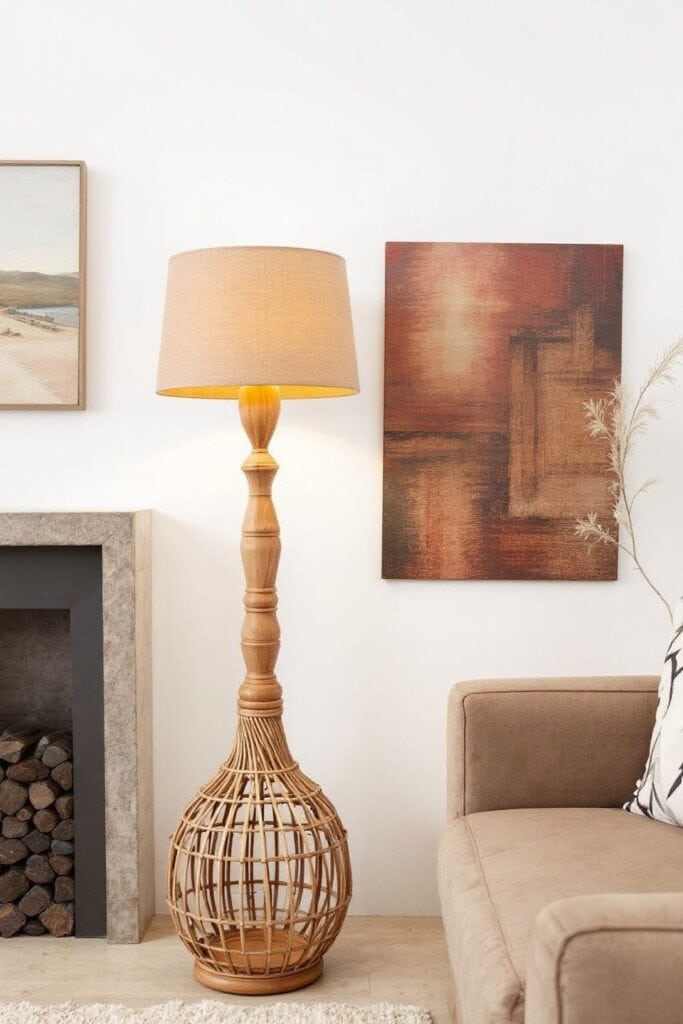 Boho Living Room Ideas - Floor Lamps