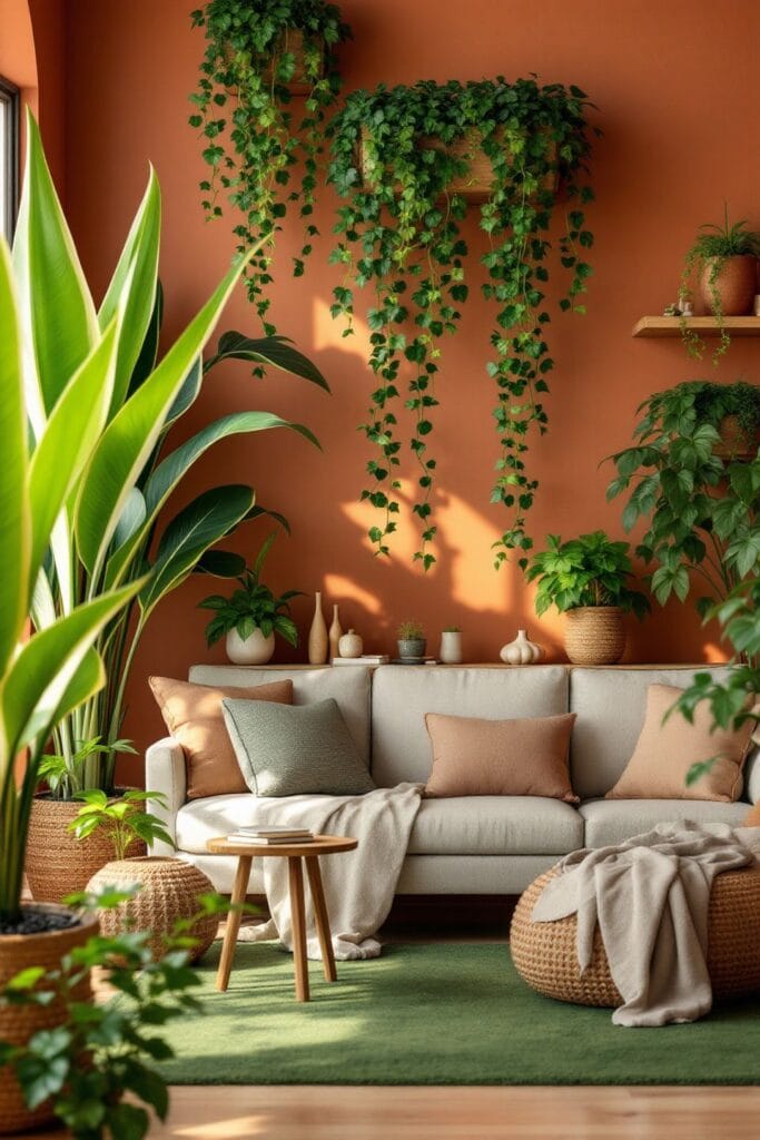 Boho Living Room Ideas - Indoor Plants