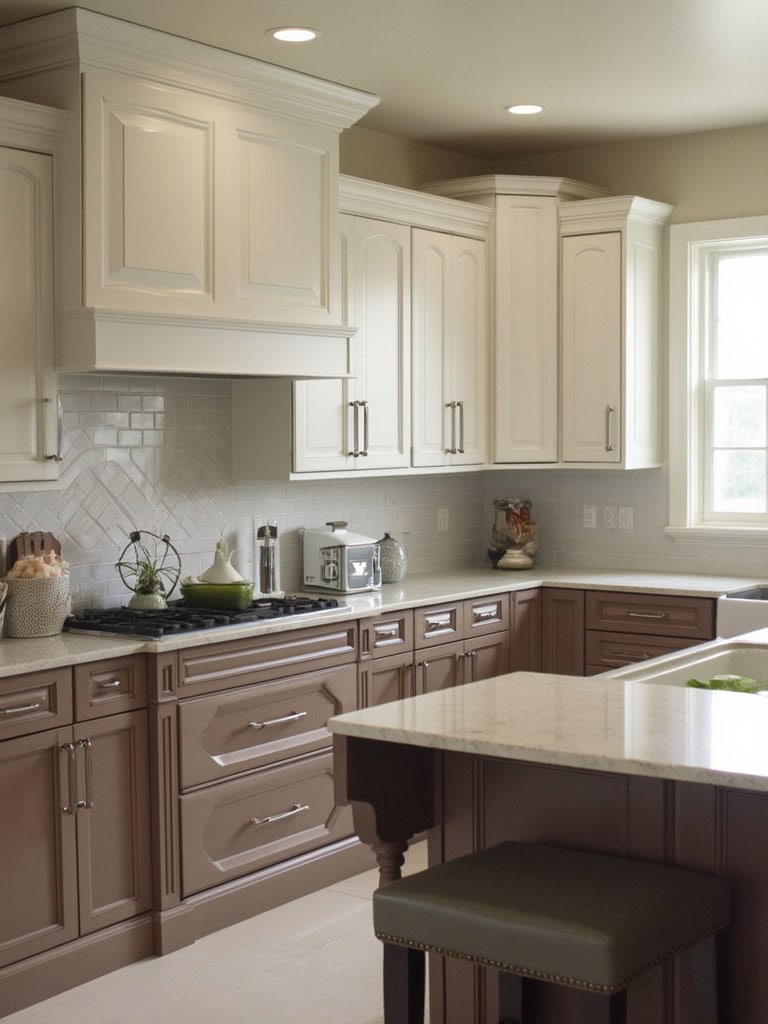 Decorate Home with Mocha Mousse - Two-Tone Harmony