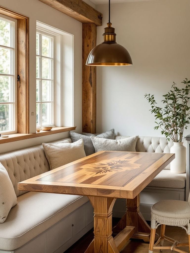 Wooden Kitchen Design Ideas - Breakfast Nook