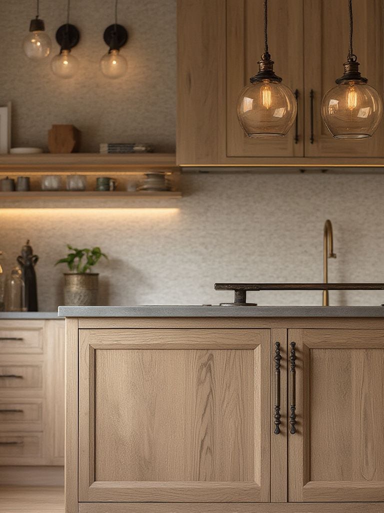 Wooden Kitchen Design Ideas - Vintage-Inspired Accents