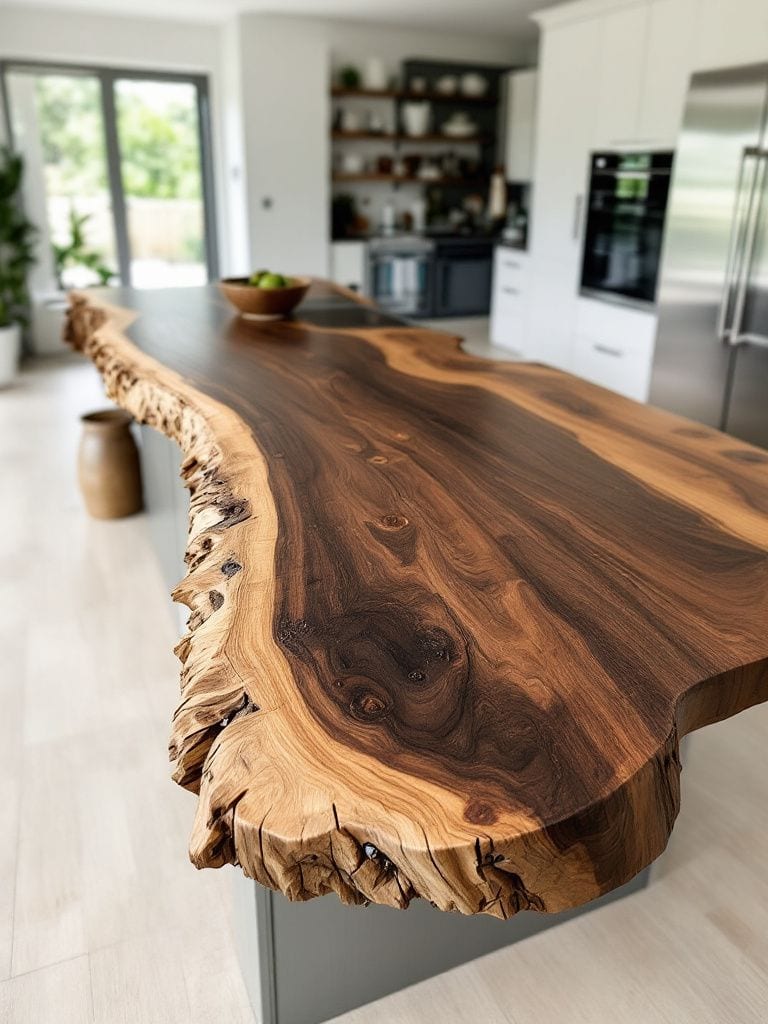 Wooden Kitchen Design Ideas - Live Edge