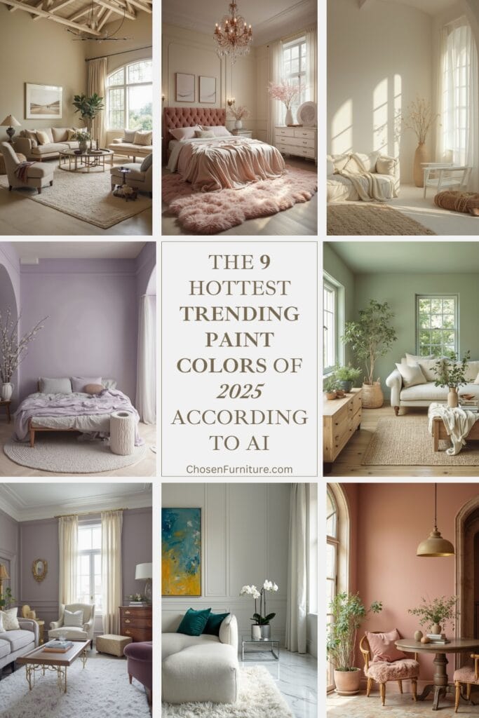 Hottest Trending Paint Colors Pin