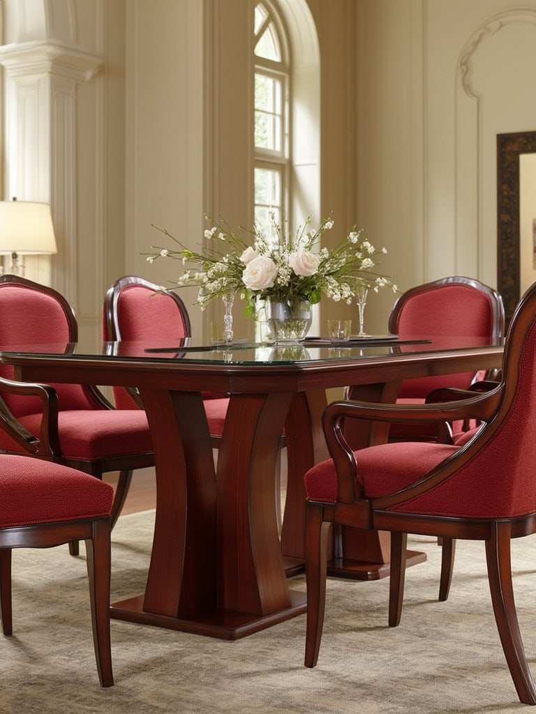 Cherry Red Color Home Decor - Dining in Style