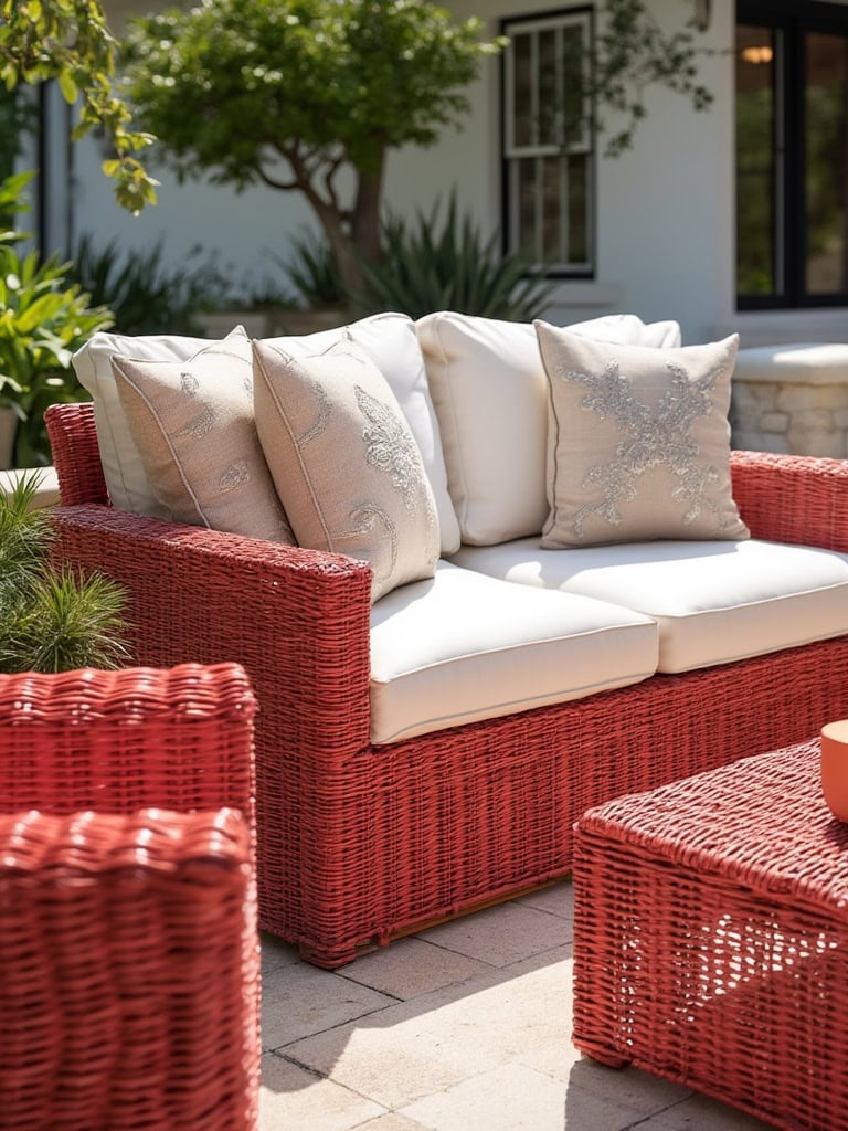 Cherry Red Color Home Decor - Patio Furniture
