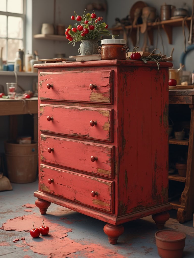 Cherry Red Color Home Decor - DIY Magic