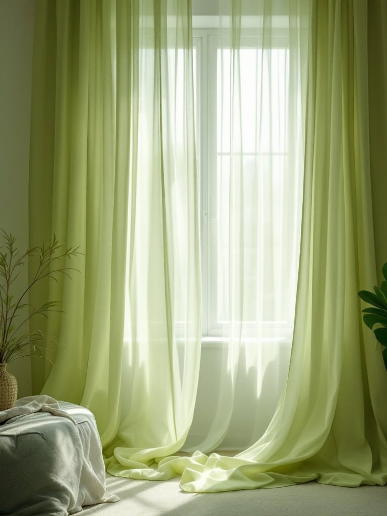 21 Inspiring Lime Cream Decor Ideas for a Sophisticated and Elegant Home 7 Lime Cream Color Decor Ideas - Curtains