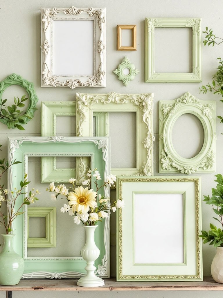 21 Inspiring Lime Cream Decor Ideas for a Sophisticated and Elegant Home 10 Lime Cream Color Decor Ideas - Picture Frames