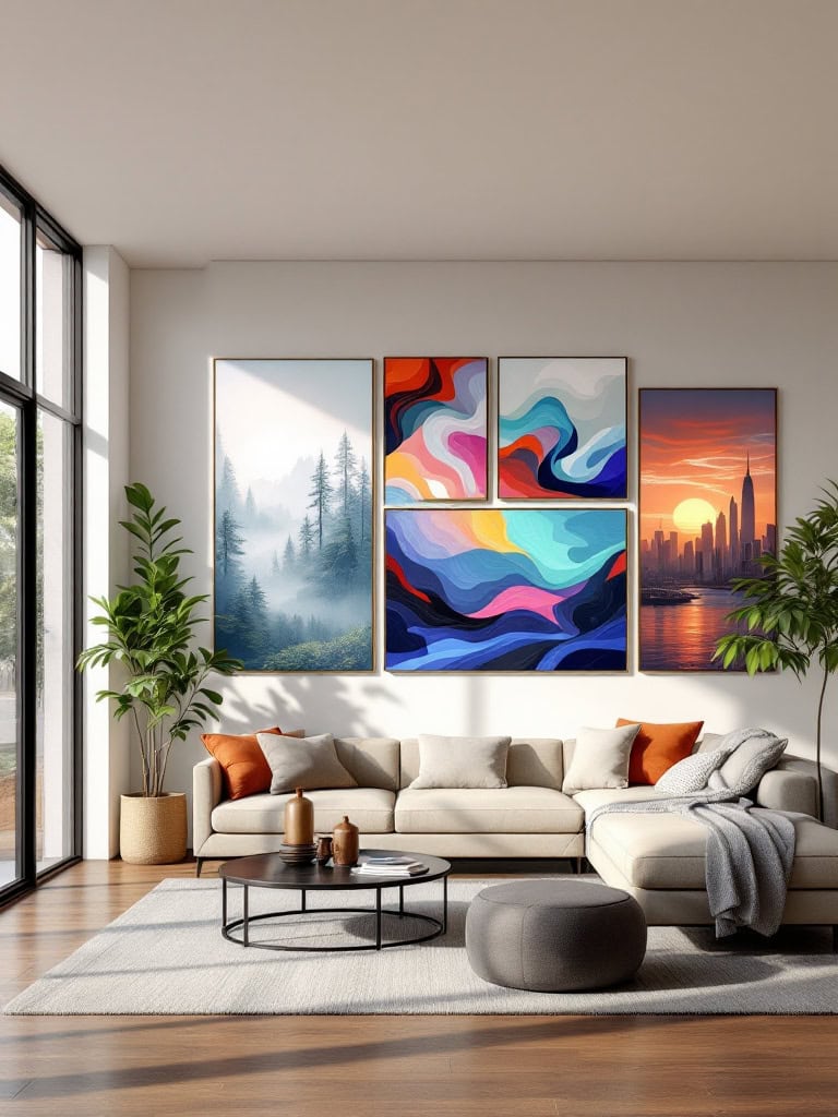 2025 Home Decor Predictions - AI-Curated Art Galleries