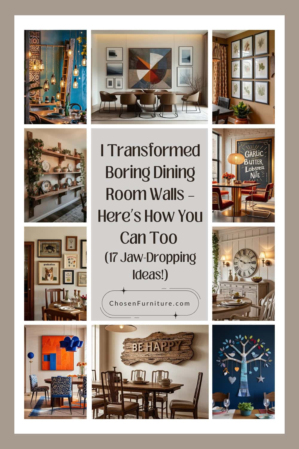 I Transformed Boring Dining Room Walls - Here's How You Can Too (17 Jaw ...