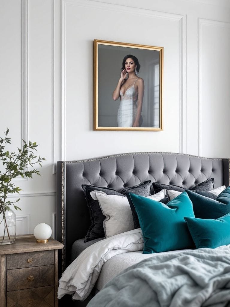 17 Sophisticated Grey Bedroom Ideas to Try Right Now 13 Grey Bedroom Ideas - The Grey Headboard Revelation