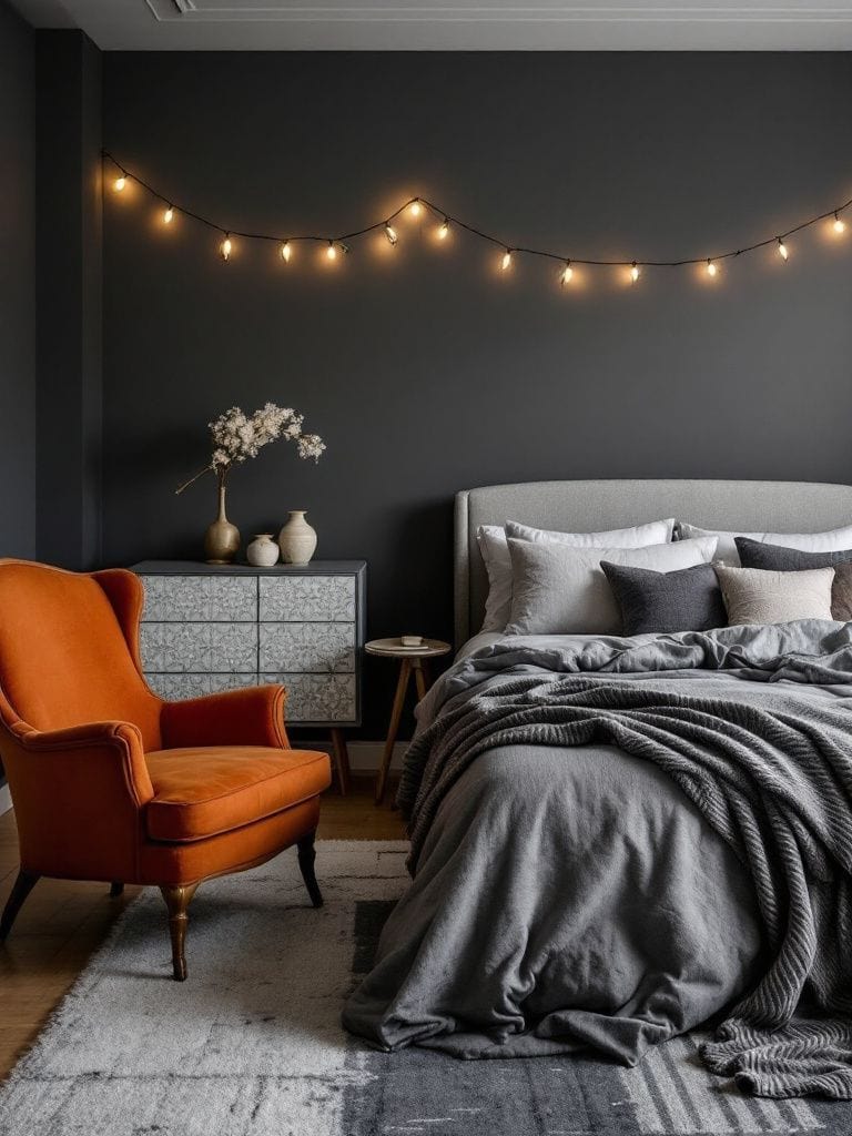 17 Sophisticated Grey Bedroom Ideas to Try Right Now 24 Grey Bedroom Ideas - Layering