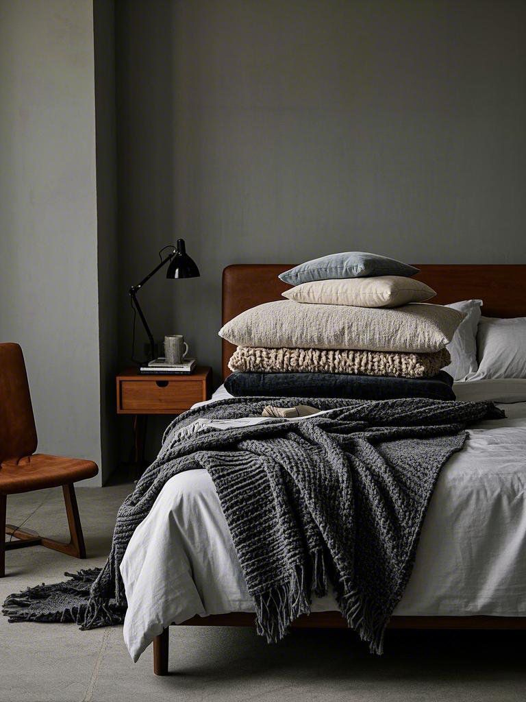 17 Sophisticated Grey Bedroom Ideas to Try Right Now 29 Grey Bedroom Ideas - Grandmother's Textile Gospel