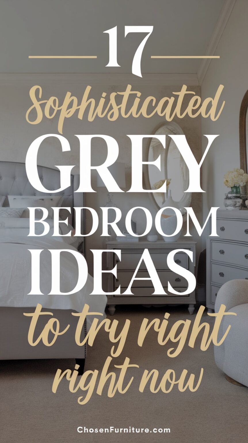 17 Sophisticated Grey Bedroom Ideas - Chosen Furniture