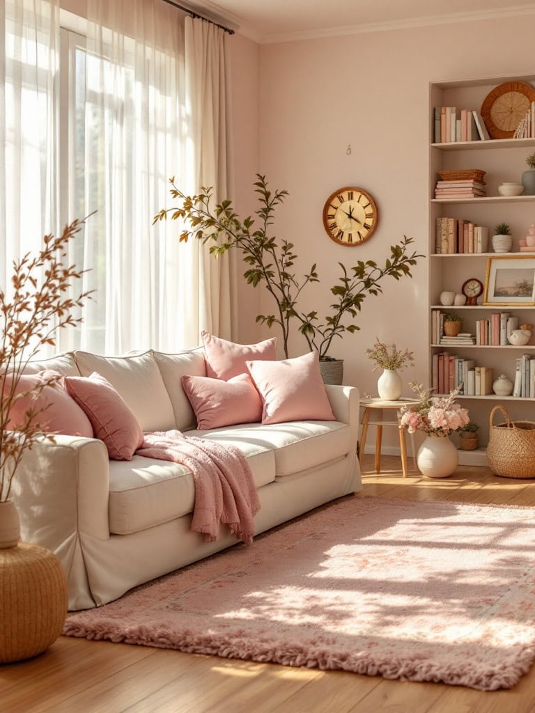 Spring Home Decor Colors of 2025 - Soft Pastel Pink