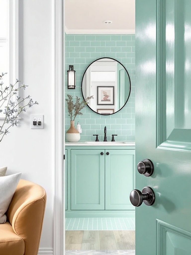 Spring Home Decor Colors of 2025 - Seafoam Green Riptide