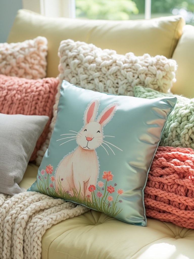 Easter Decor Ideas - Pastel Pillow Perfection