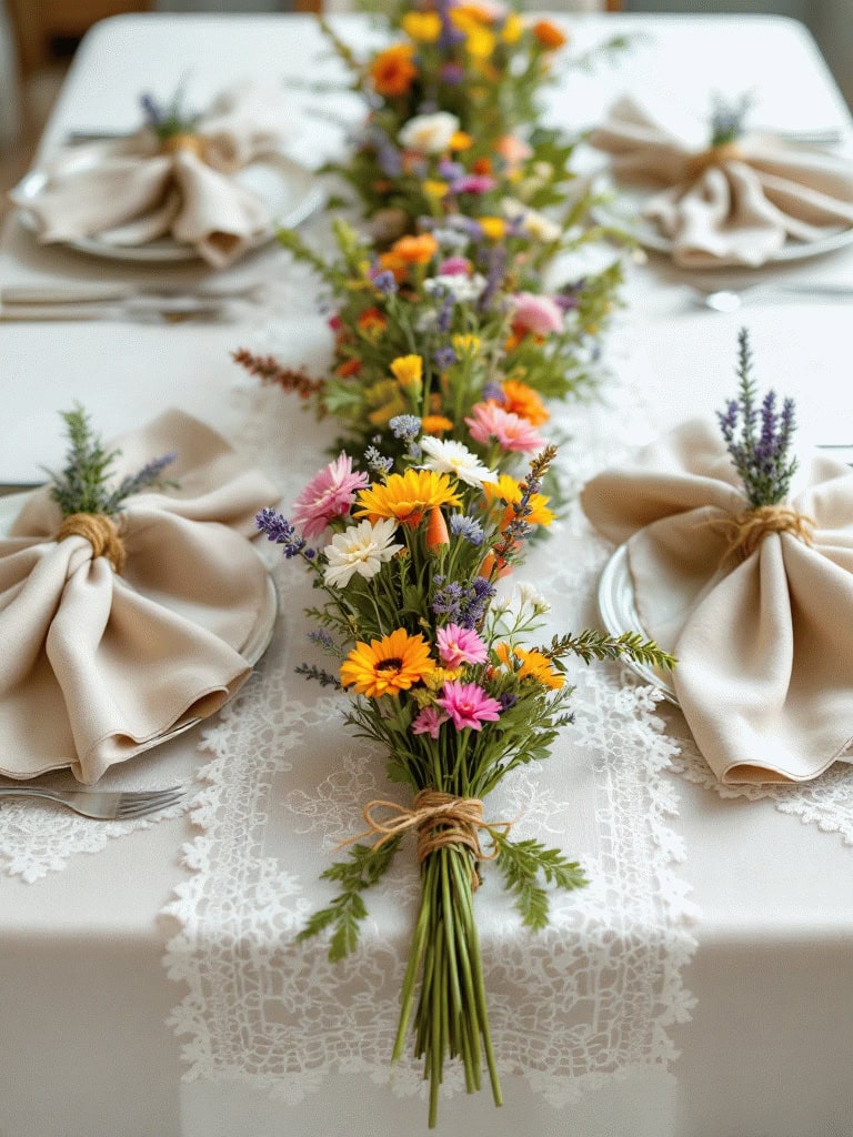 Easter Decor Ideas - Spring Table Runner