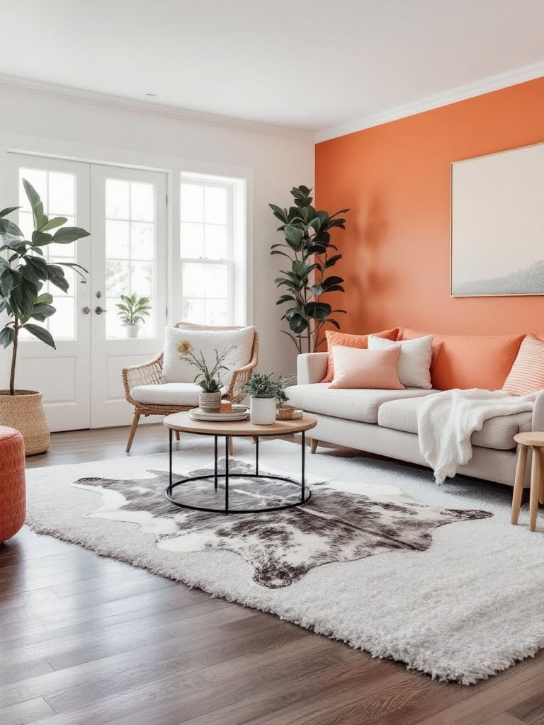 Gray Living Room Ideas - Rug Love