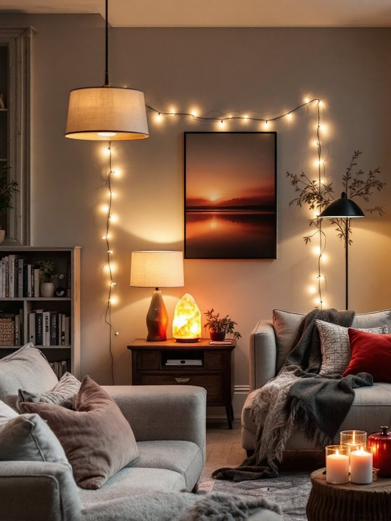 Gray Living Room Ideas - Light the Mood