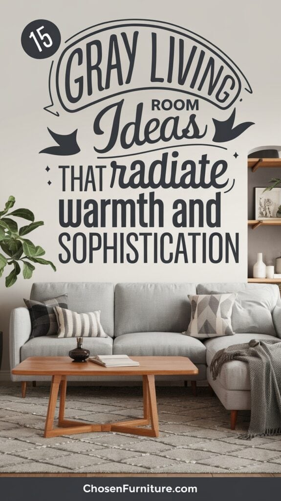 15 Gray Living Room Ideas That Radiate Warmth and Sophistication