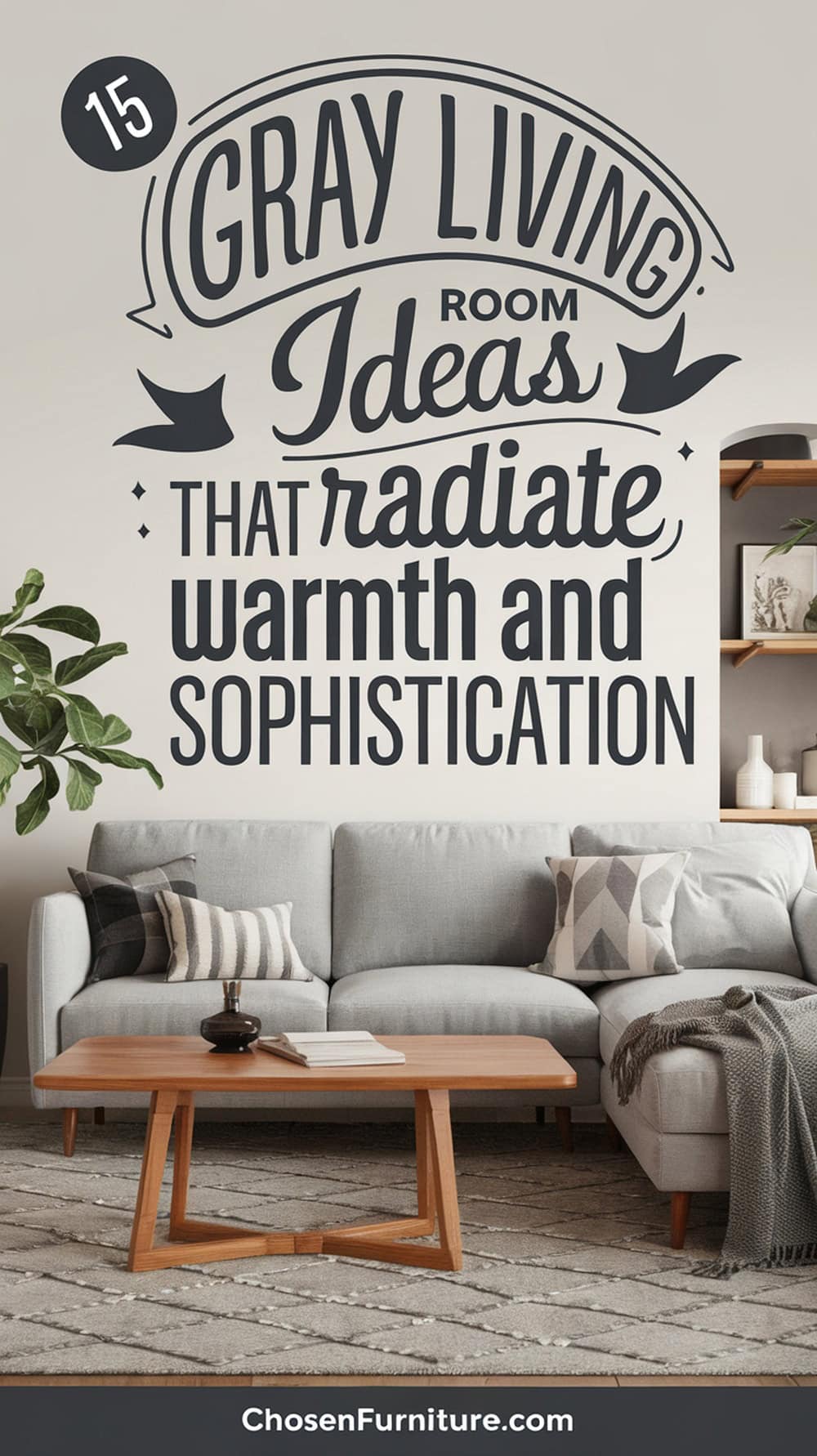 15 Gray Living Room Ideas - Chosen Furniture