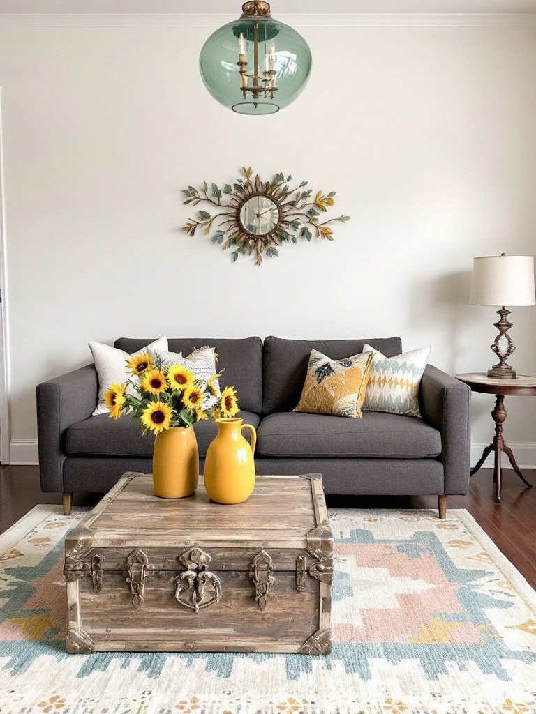 15 Living Room Layout Ideas to Transform Your Space Instantly 24 Living Room Layout Ideas - Eclectic Mix-and-Match