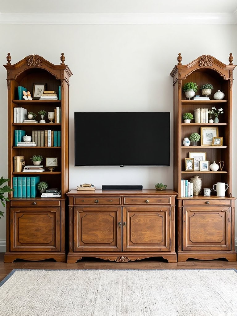 15 Living Room Layout Ideas to Transform Your Space Instantly 17 Living Room Layout Ideas - Symmetrical Bookcase Flank
