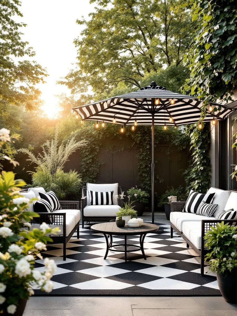 Modern Decor Ideas in Black and White - Outdoor Oasis
