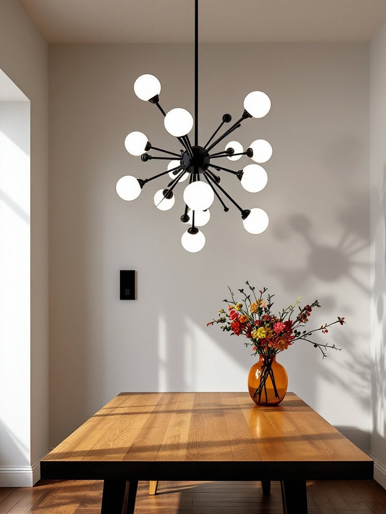 Modern Decor Ideas in Black and White - Statement Lighting