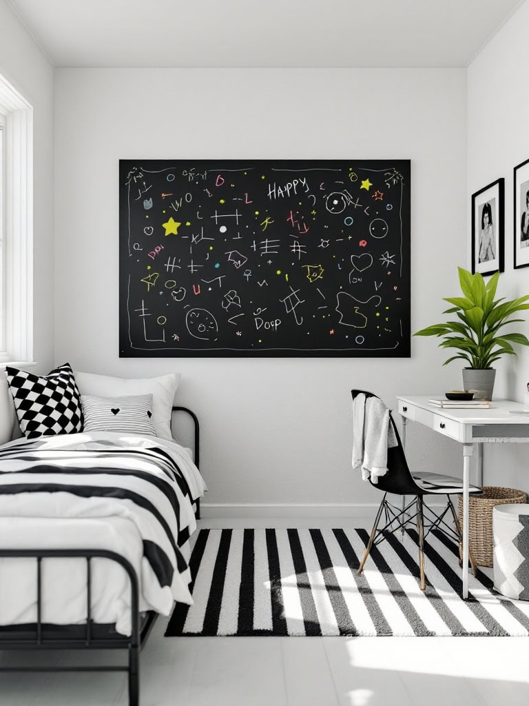 Modern Decor Ideas in Black and White - Kid-Friendly Black and White
