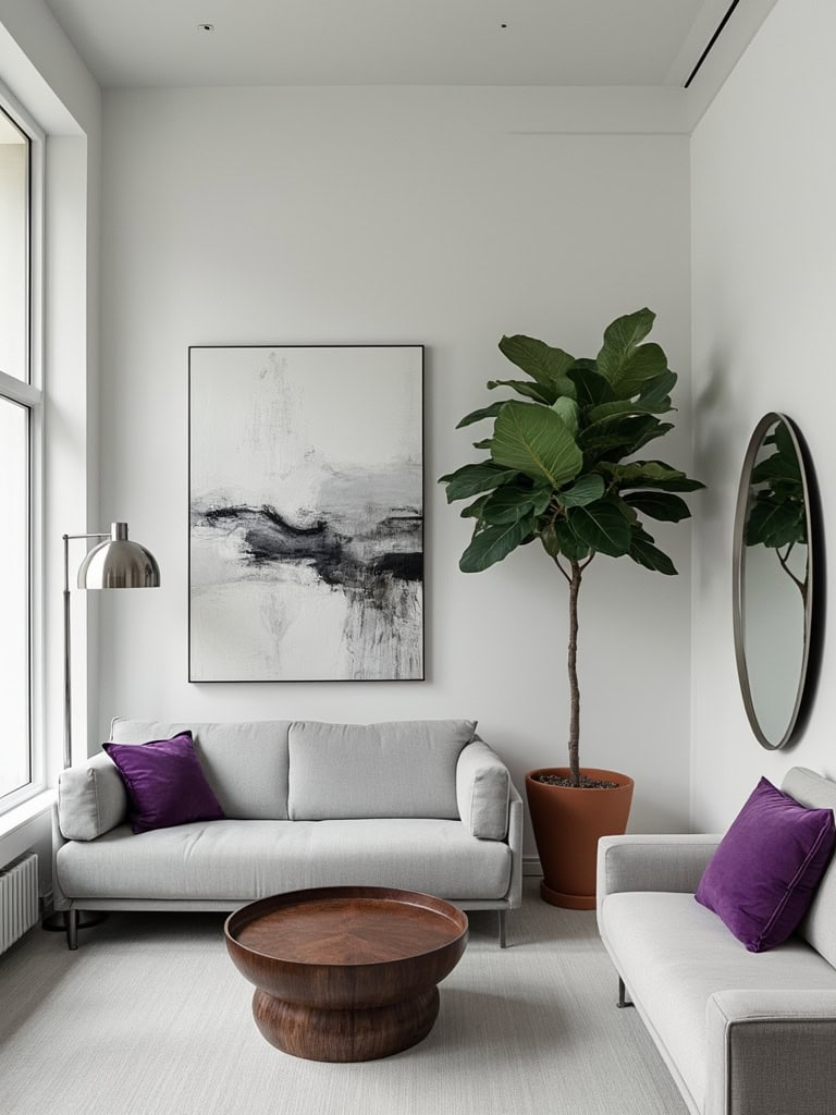 19 Small Living Room Decor Ideas to Make Your Space Feel Bigger and Brighter 35 Small Living Room Decor Ideas - Play with Scale
