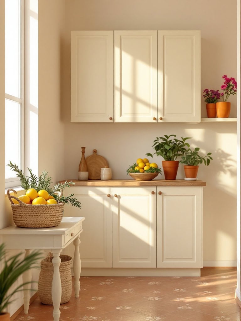 Color Combos Modern Home Interior Design - Terracotta + Cream