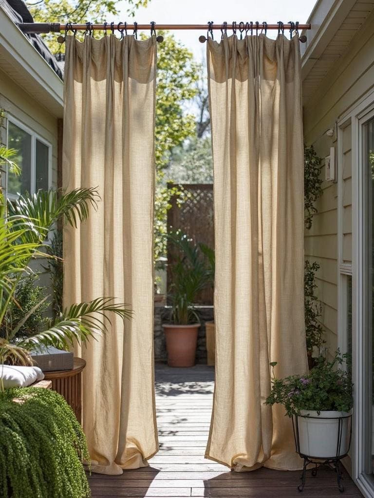 Outdoor Decor Ideas - Outdoor Curtains