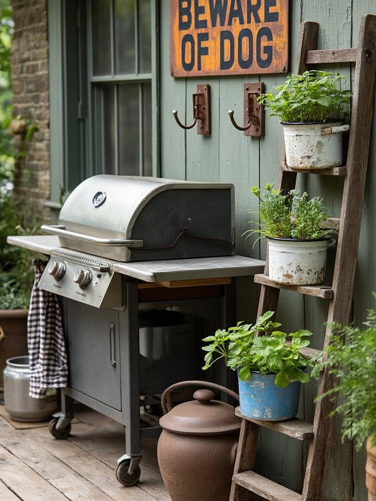 Outdoor Decor Ideas - Vintage Accents