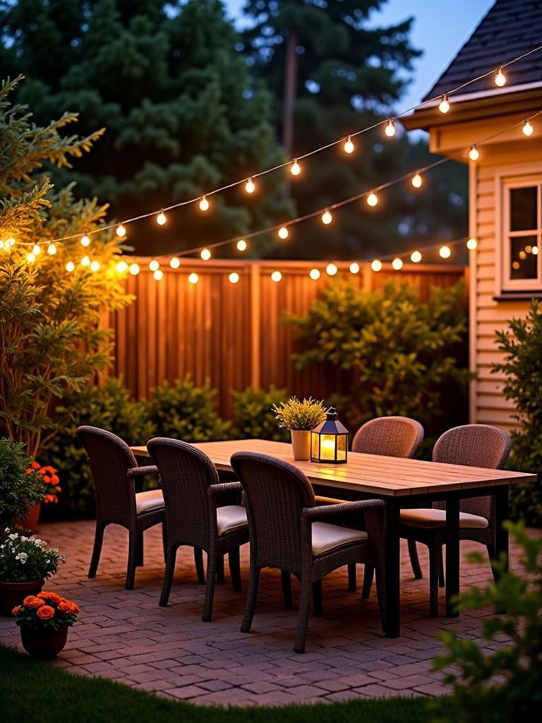 Outdoor Decor Ideas - Layered Lighting
