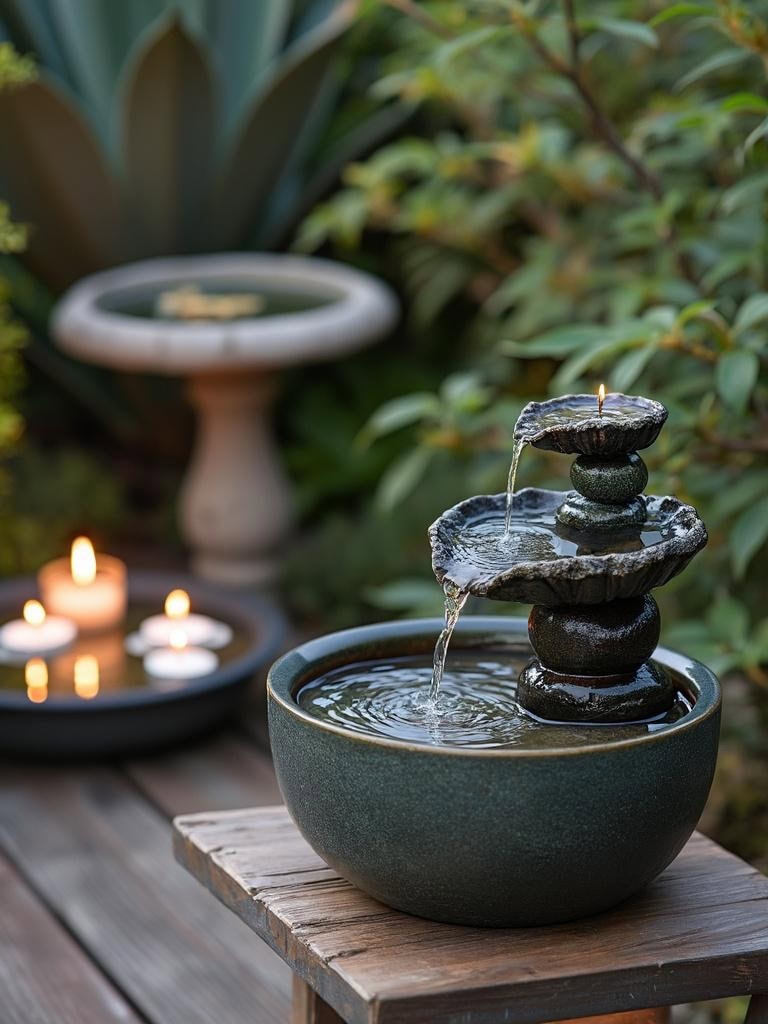 Outdoor Decor Ideas - Water Feature Zen
