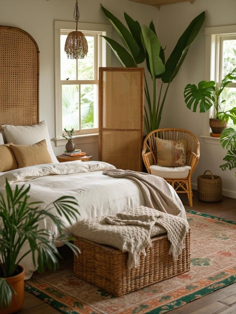 21 Vintage Decor for Bedroom Ideas That Are Straight Out of a Dream (Boho Bliss Inside!) 32 Vintage Decor for Bedroom Ideas - Cane and Bamboo Bliss