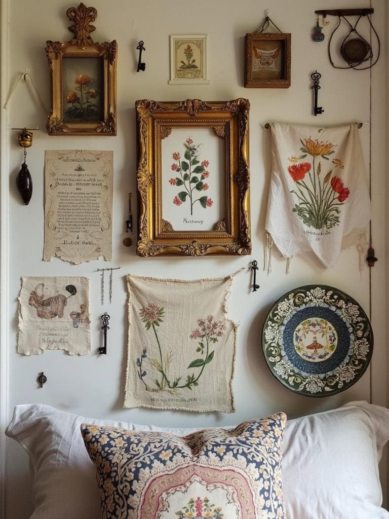 21 Vintage Decor for Bedroom Ideas That Are Straight Out of a Dream (Boho Bliss Inside!) 20 Vintage Decor for Bedroom Ideas - Gallery Wall Groove