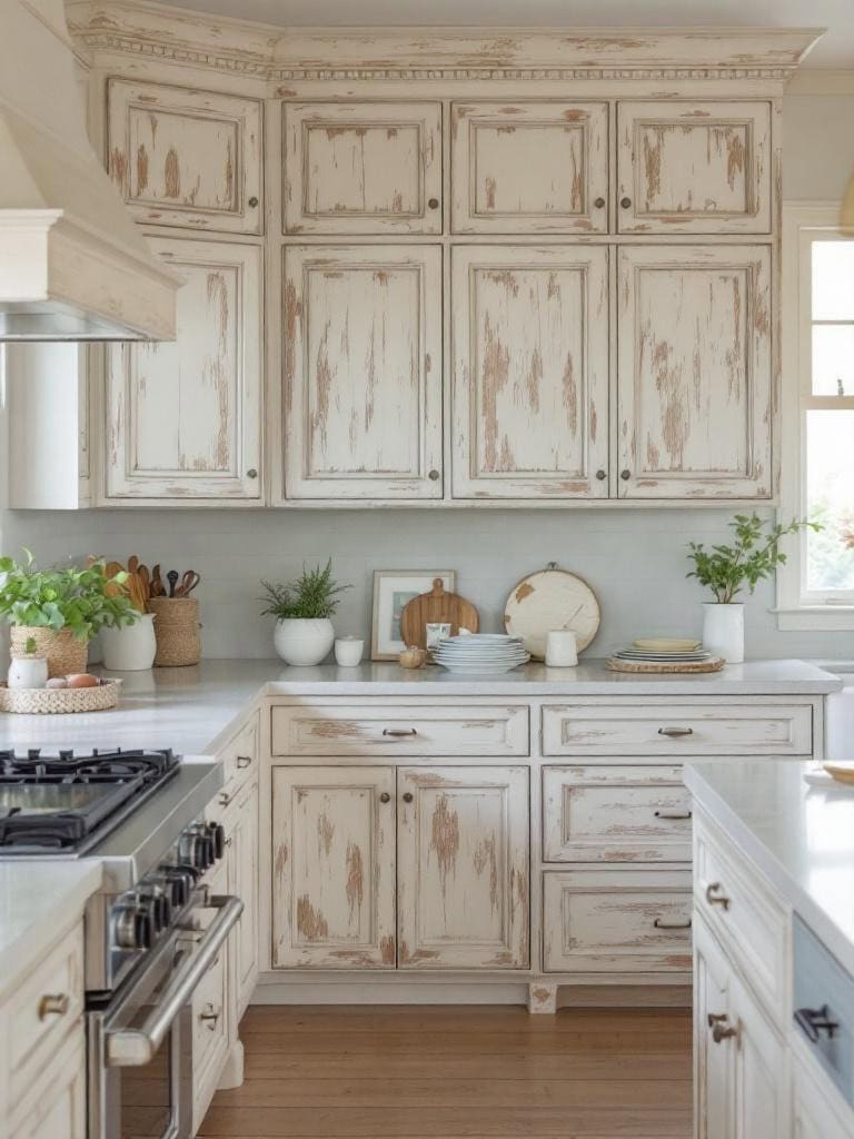 17 Coastal Kitchen Designs That Feel Like a Deep Breath of Ocean Breeze 13 Coastal Kitchen Designs - Cabinets Kissed by the Sun
