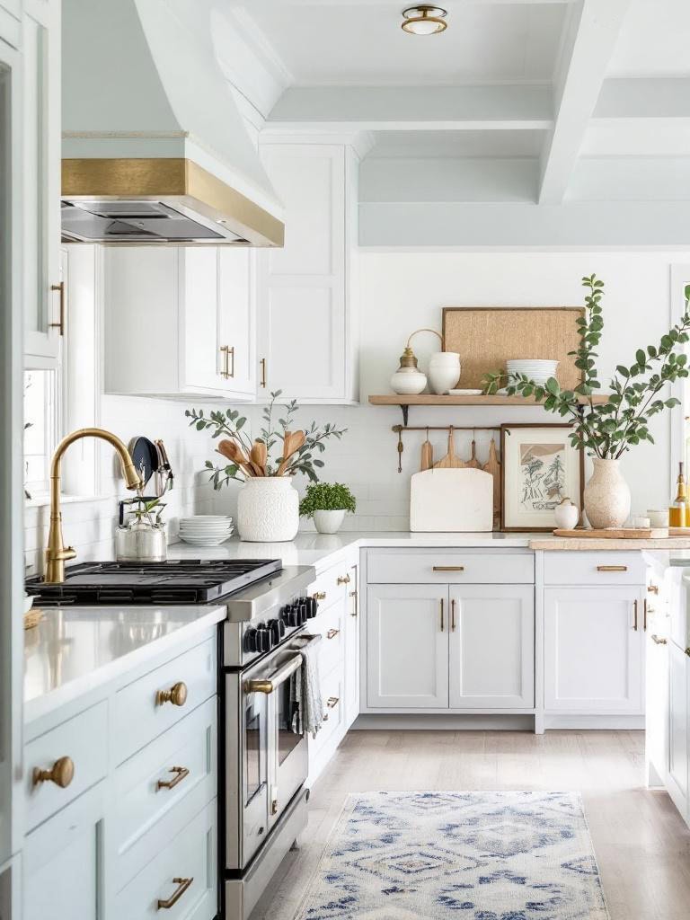 17 Coastal Kitchen Designs That Feel Like a Deep Breath of Ocean Breeze 26 Coastal Kitchens Designs - Hardware That Ages Gracefully