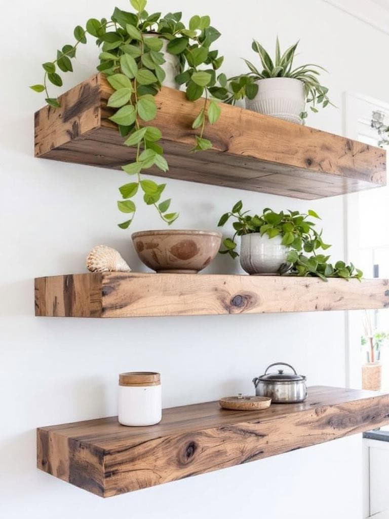 17 Coastal Kitchen Designs That Feel Like a Deep Breath of Ocean Breeze 30 Coastal Kitchens Designs - Floating Shelves Full of Soul