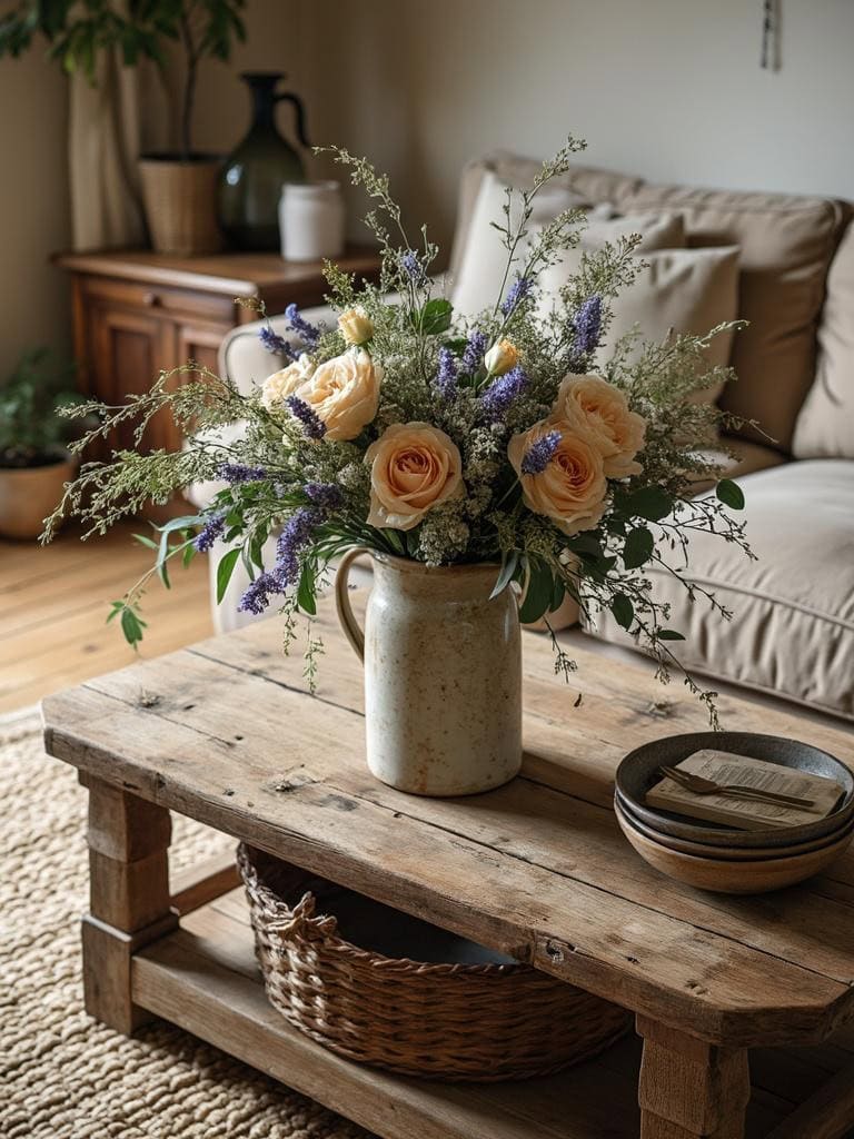 French English Cottage Living Room - Garden Tossed Florals