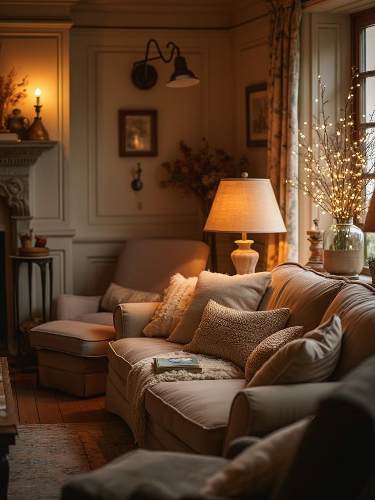 French English Cottage Living Room - Ditch the Overhead Lights