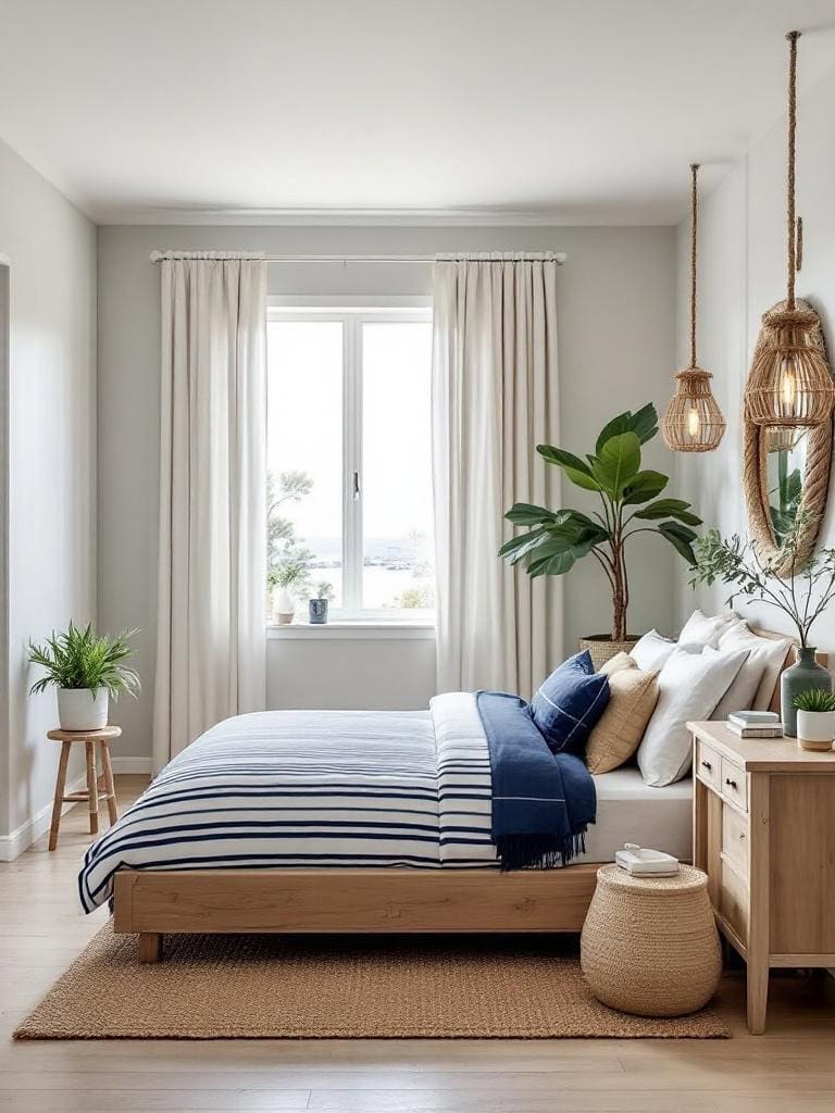 Mens Bedroom Ideas - Coastal Cool
