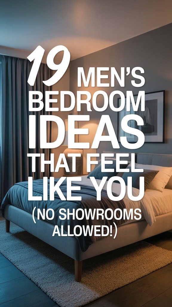 19 Mens Bedroom Ideas That Feel Like YOU